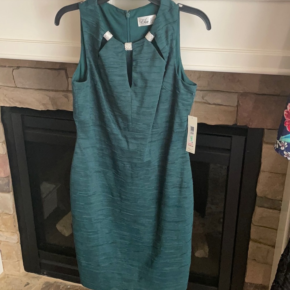 Eliza J green dress- size 8